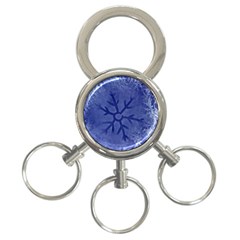 Winter Hardest Frost Cold 3-ring Key Chains by Celenk