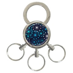 Wallpaper Background Abstract 3-ring Key Chains by Celenk