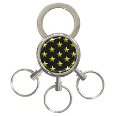 Stars Backgrounds Patterns Shapes 3-ring Key Chains by Celenk