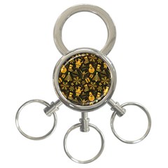 Christmas Background 3-ring Key Chains by Celenk