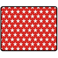 Star Christmas Advent Structure Double Sided Fleece Blanket (medium)  by Celenk