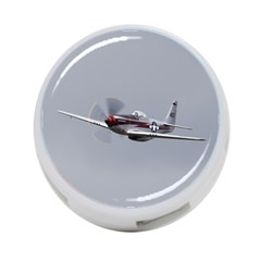 P-51 Mustang Flying 4-port Usb Hub (one Side) by Ucco