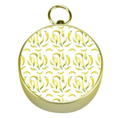 Chilli Pepers Pattern Motif Gold Compasses by dflcprints