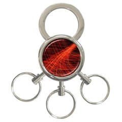 A Christmas Light Painting 3-ring Key Chains by Celenk