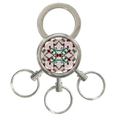 Christmas Paper 3-ring Key Chains by Celenk