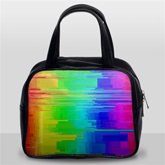 Colors Rainbow Chakras Style Classic Handbags (2 Sides) by Celenk