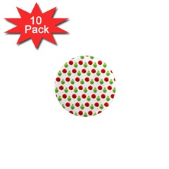 Watercolor Ornaments 1  Mini Magnet (10 Pack)  by patternstudio