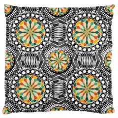 Beveled Geometric Pattern Standard Flano Cushion Case (two Sides) by linceazul