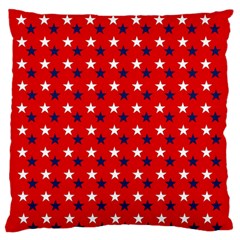 Patriotic Red White Blue Usa Standard Flano Cushion Case (two Sides) by Celenk