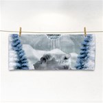 Cute Polar Bear Baby, Merry Christmas Hand Towel Front