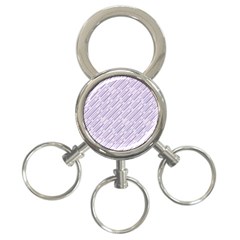 Halloween Lilac Paper Pattern 3-ring Key Chains by Celenk