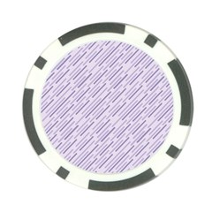 Halloween Lilac Paper Pattern Poker Chip Card Guard by Celenk