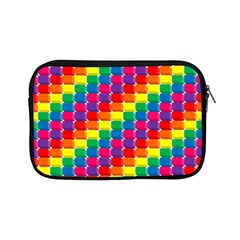 Rainbow 3d Cubes Red Orange Apple Ipad Mini Zipper Cases by Celenk