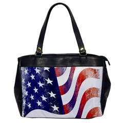 Usa Flag America American Office Handbags by Celenk