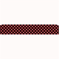 Sexy Red And Black Polka Dot Small Bar Mats by PodArtist