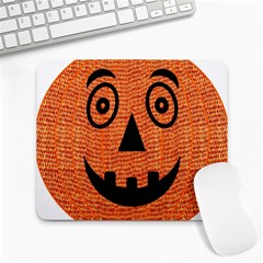 Fabric Halloween Pumpkin Funny Large Mousepads by Celenk