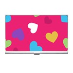 Valentine s Day Pattern Business Card Holders Front