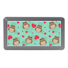 Owl Valentine s Day Pattern Memory Card Reader (mini) by Bigfootshirtshop