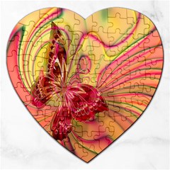 Arrangement Butterfly Aesthetics Jigsaw Puzzle (heart) by Celenk