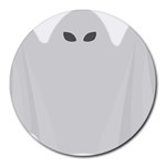 Ghost Halloween Spooky Horror Fear Round Mousepads Front