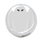 Ghost Halloween Spooky Horror Fear 4-Port USB Hub (One Side) Front