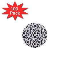 Leopard Heart 02 1  Mini Magnets (100 Pack)  by jumpercat