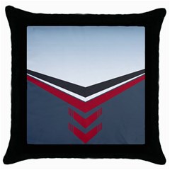 Modern Shapes Throw Pillow Case (black) by jumpercat