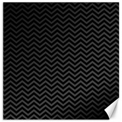 Dark Chevron Canvas 12  X 12   by jumpercat