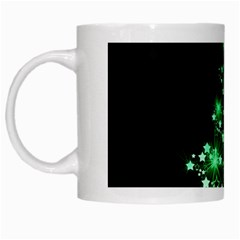 Christmas Tree Background White Mugs by BangZart