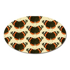 Butterfly Butterflies Insects Oval Magnet by BangZart