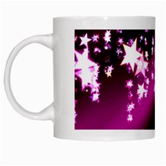 Background Christmas Star Advent White Mugs by BangZart