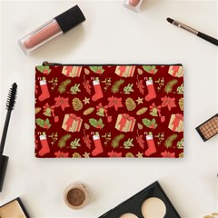 Christmas Cosmetic Bag (medium) by PattyVilleDesigns