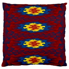 Geometric Pattern Standard Flano Cushion Case (two Sides) by linceazul