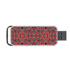 Exotic Intricate Modern Pattern Portable Usb Flash (two Sides) by dflcprints