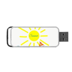 Summer Beach Holiday Holidays Sun Portable Usb Flash (one Side) by BangZart