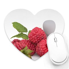 Fruit Healthy Vitamin Vegan Heart Mousepads by BangZart