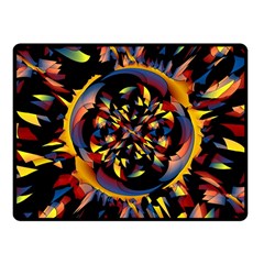 Spiky Abstract Fleece Blanket (small) by linceazul