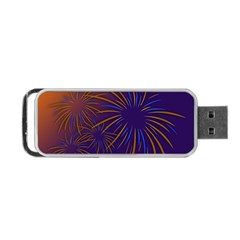 Sylvester New Year S Day Year Party Portable Usb Flash (two Sides) by BangZart