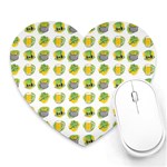 St Patrick S Day Background Symbols Heart Mousepads Front