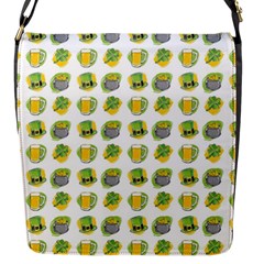 St Patrick S Day Background Symbols Flap Messenger Bag (s) by BangZart