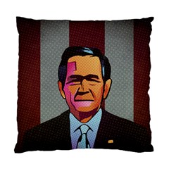 George W Bush Pop Art President Usa Standard Cushion Case (two Sides) by BangZart