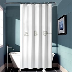 Taboo Shower Curtain 36  X 72  (stall)  by Valentinaart