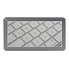 Keyboard Letters Key Print White Memory Card Reader (mini) by BangZart