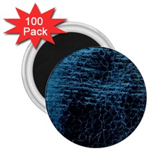 Blue Black Shiny Fabric Pattern 2 25  Magnets (100 Pack)  by BangZart