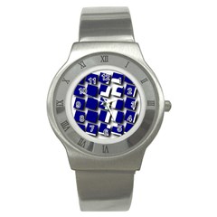 Facebook Social Media Network Blue Stainless Steel Watch by Celenk