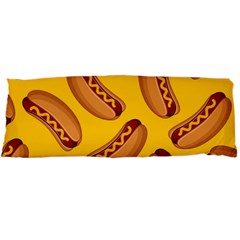 Hot Dog Seamless Pattern Body Pillow Case Dakimakura (two Sides) by Celenk