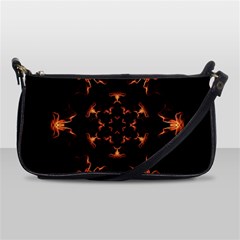 Mandala Fire Mandala Flames Design Shoulder Clutch Bags by Celenk