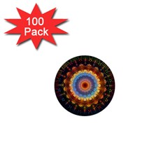 Colorful Prismatic Chromatic 1  Mini Buttons (100 Pack)  by Celenk