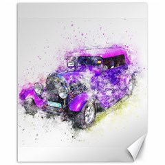 Car Old Car Art Abstract Canvas 16  X 20   by Celenk