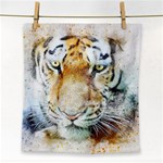 Tiger Animal Art Abstract Face Towel Front